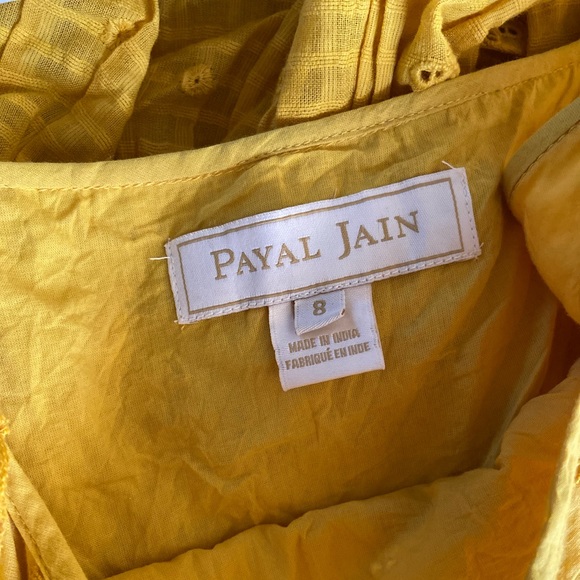 Payal Jain Dress Yellow Long - Picture 5 of 6
